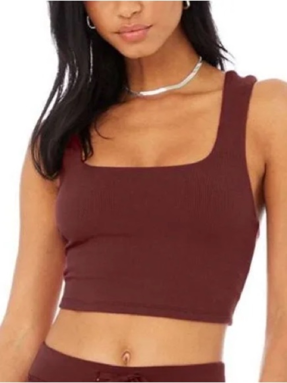 ALO Yoga Alosoft Ribbed Chic Bra Tank